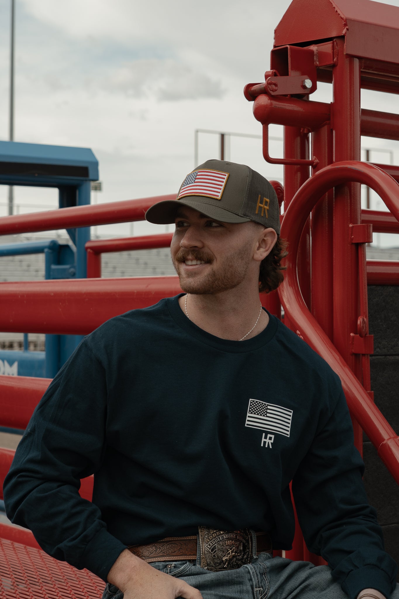 USA Rodeo Long Sleeve Tee