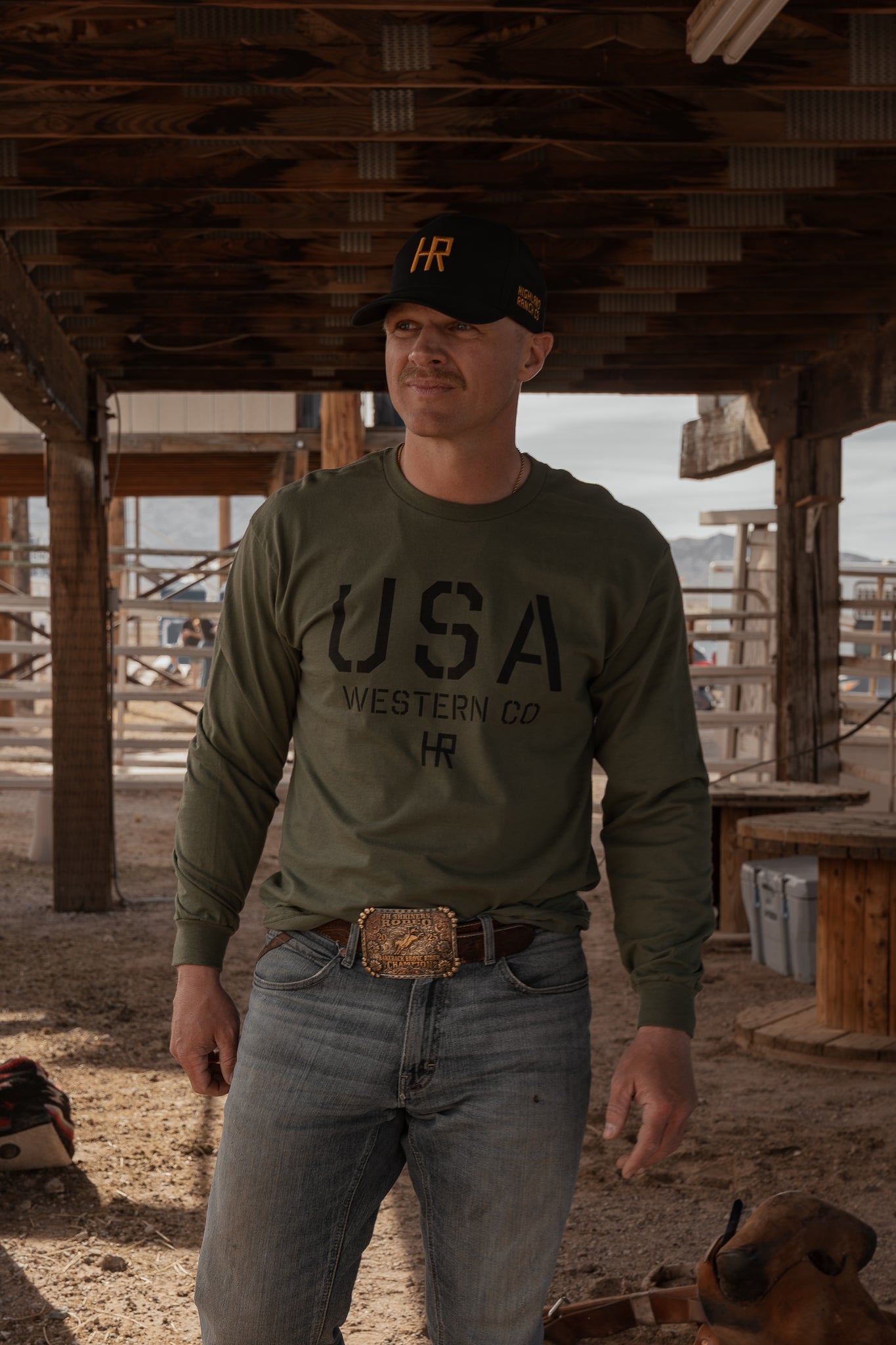 USA Flag Long Sleeve Tee / LOW STOCK