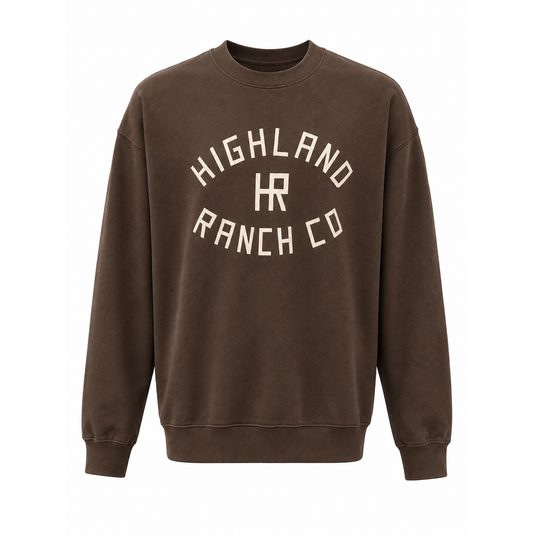 Rocker HR Crewneck / Saddle