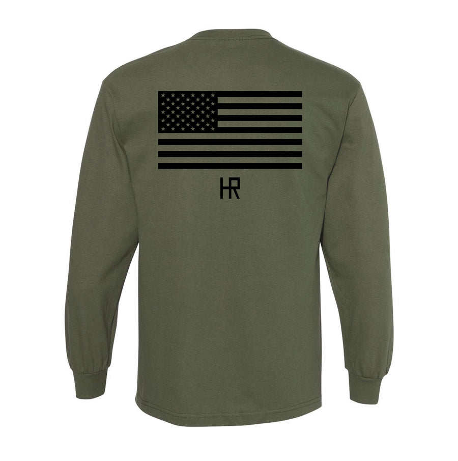 USA Flag Long Sleeve Tee / LOW STOCK
